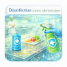 Désinfection zones alimentaires