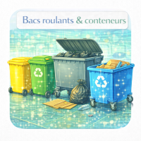 Conteneurs & bacs roulants | Gestion déchets pros | SPEIC