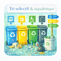 Tri sélectif professionnel | Bornes, bacs & signalétique | SPEIC