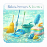 Balais, brosses & lavettes